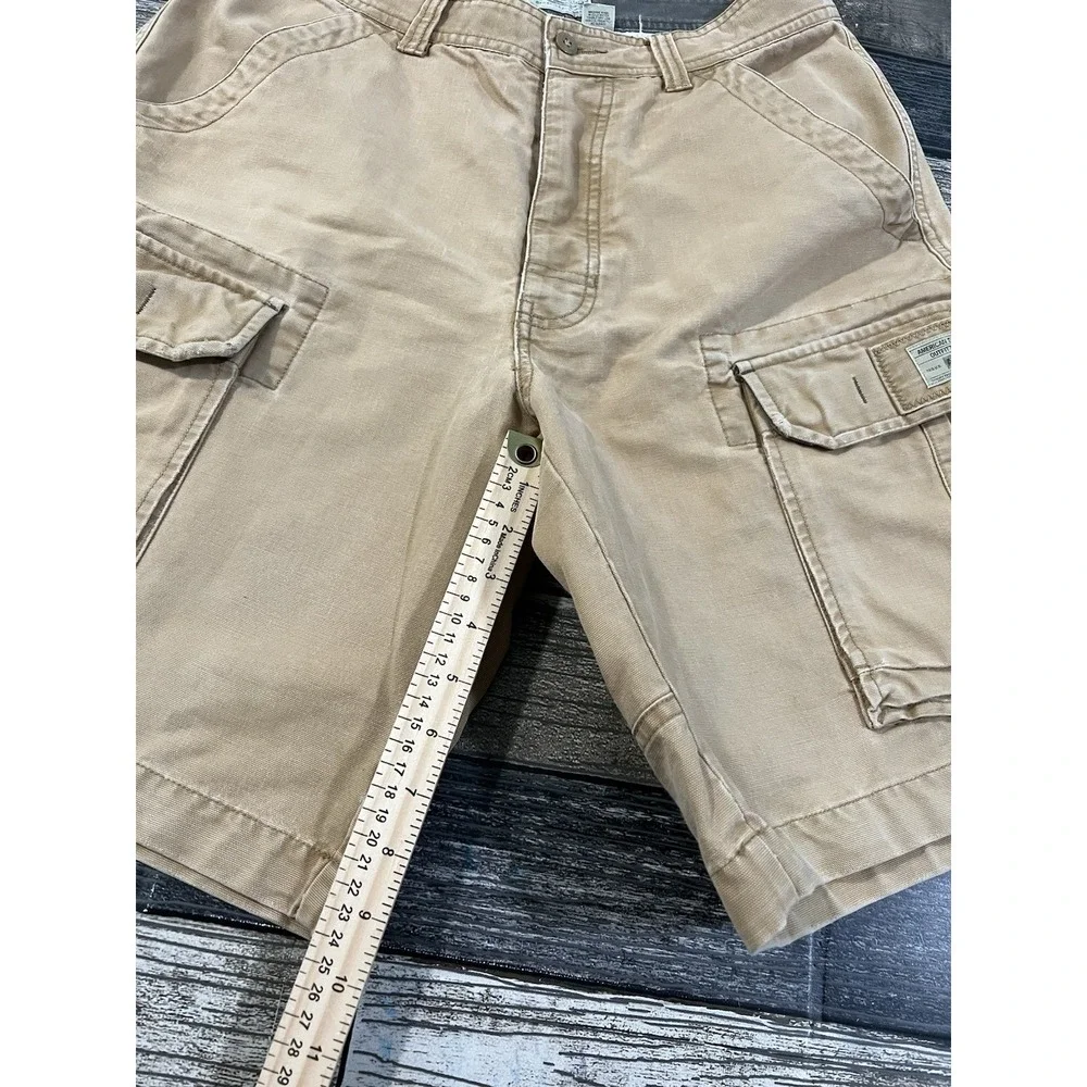 American Eagle‎ Longboard Cargo Shorts Men's 31 Brown Y2K Utility Skater